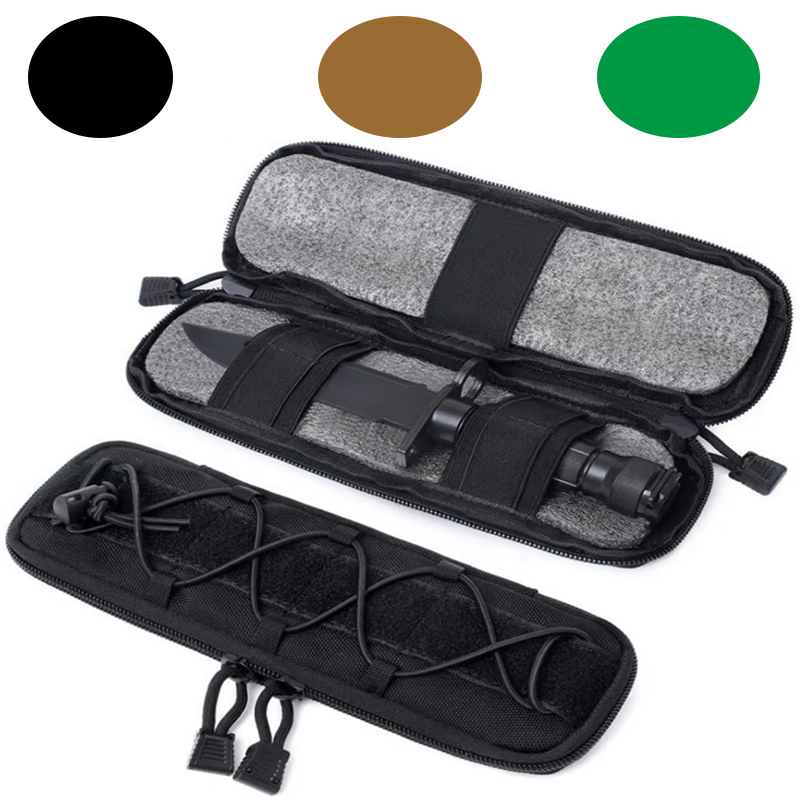 Edc Carry Belt Pouch - Tactical Belt Bag Knife Flashlight Storage