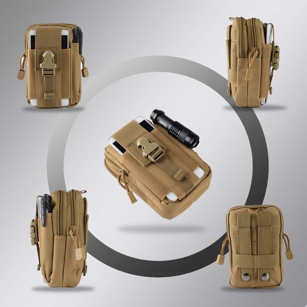 Tactical Molle Belt Pouch Mili - Edc Carry Belt Pouch บทวิจารณ์และราคา