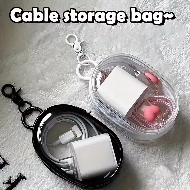 Portable Mini Transparent Stor - Cable Winder Keychain บทวิจารณ์และราคา