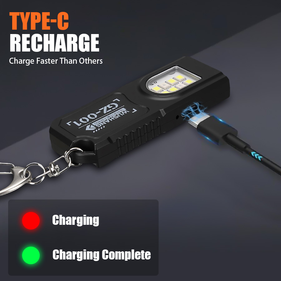 Powerful Mini COB LED Keychain - Keychain Flashlight บทวิจารณ์และราคา