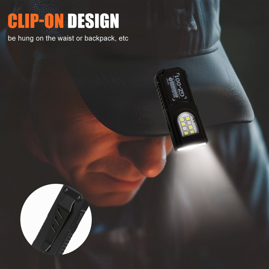 Powerful Mini COB LED Keychain - Keychain Flashlight บทวิจารณ์และราคา