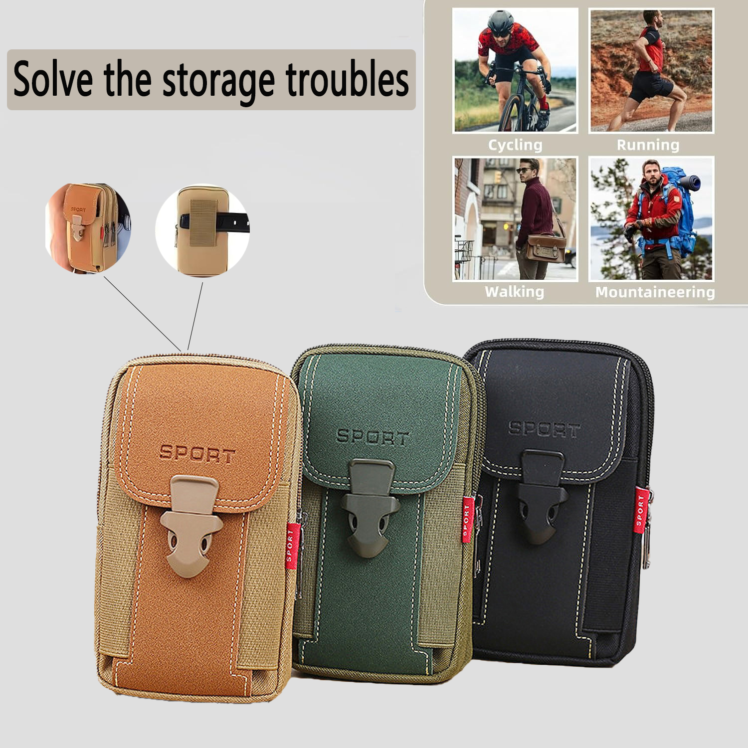 TRALOW Multi Pocket EDC Waist  - Edc Carry Pocket Pouch บทวิจารณ์และราคา