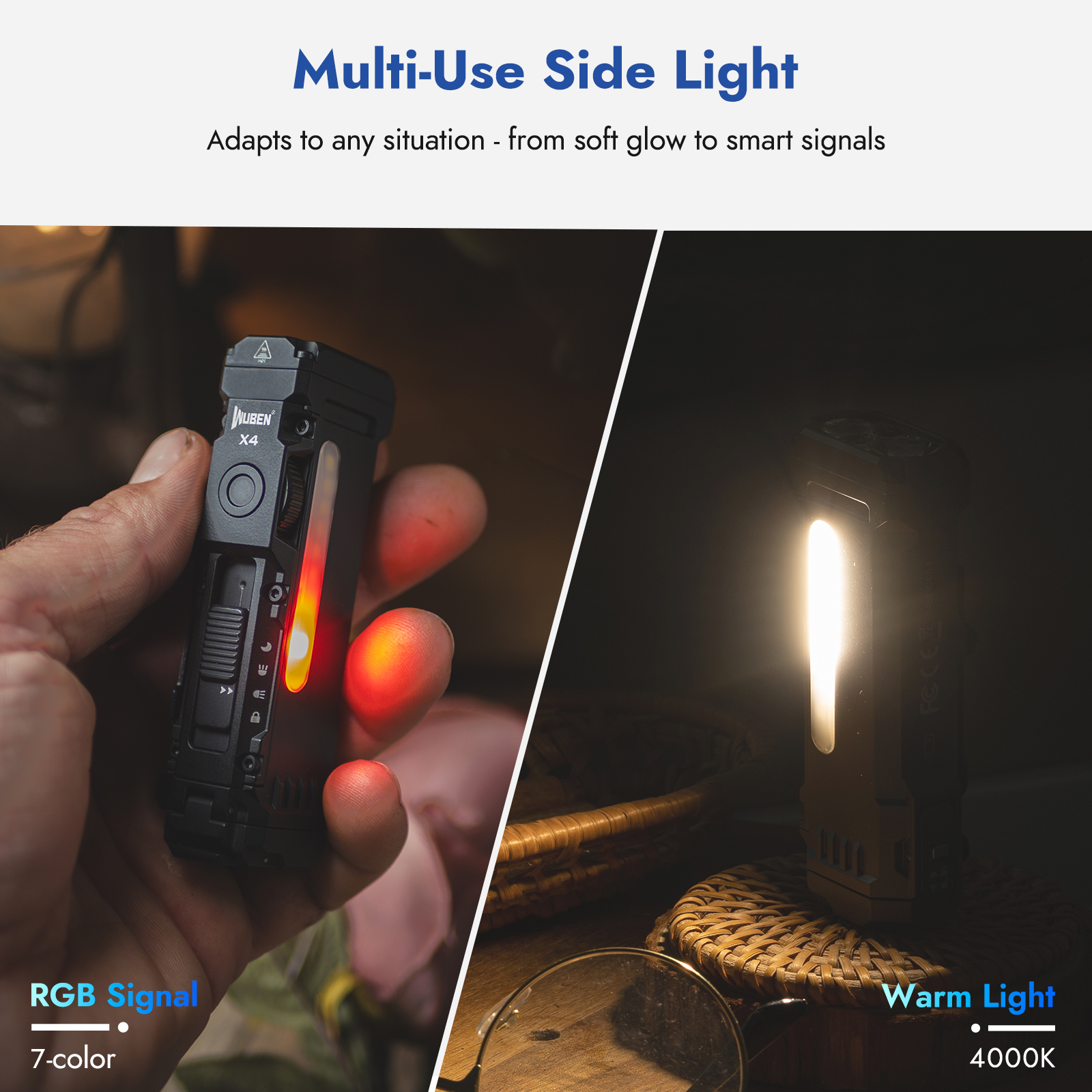 WUBEN X4 & G5 EDC Flashlight B - Edc Every Day Carry おもちゃ บทวิจารณ์และราคา