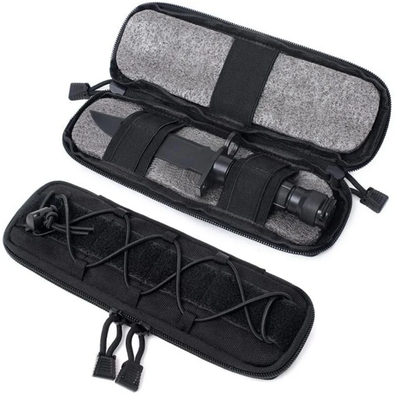 Tactical Belt Bag Knife Flashl - Edc Carry Belt Pouch บทวิจารณ์และราคา
