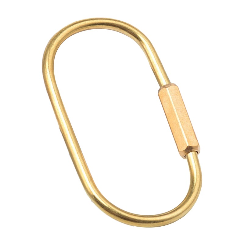 Solid Brass Screw Lock Keychai - Edc Car Carry บทวิจารณ์และราคา