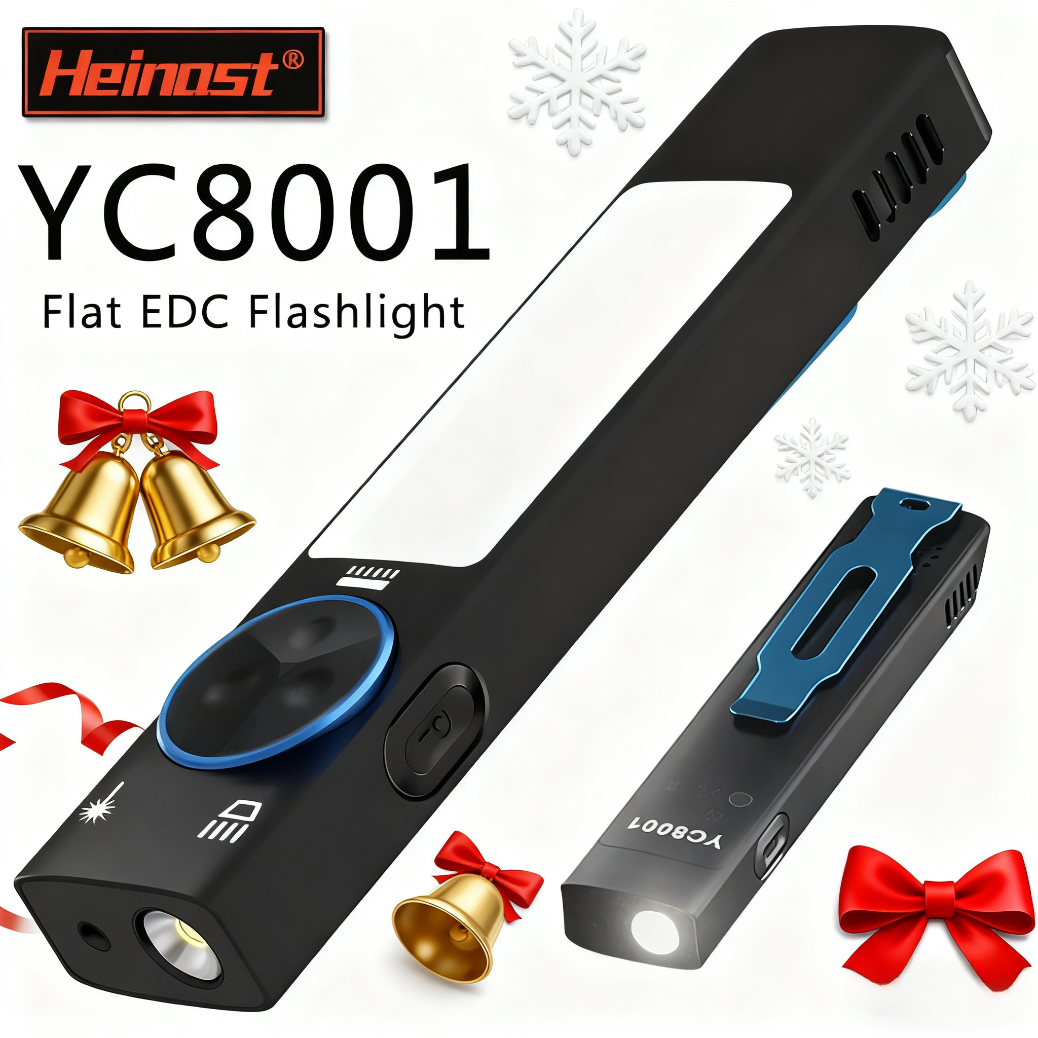 YC8001 1000LM Mini EDC Flashli - Keychain Flashlight บทวิจารณ์และราคา