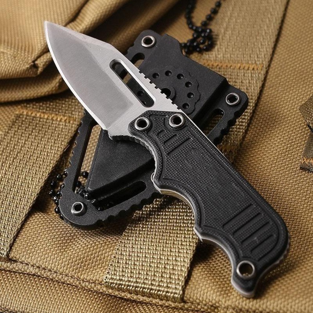 Portable Neck Knife with Kydex - Edc Every Day Carry おもちゃ บทวิจารณ์และราคา