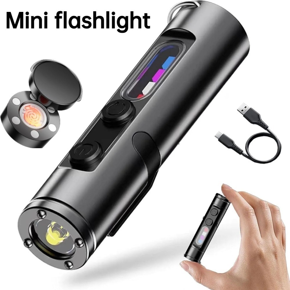 Mini Outdoor Flashlight Type C - Keychain Flashlight บทวิจารณ์และราคา
