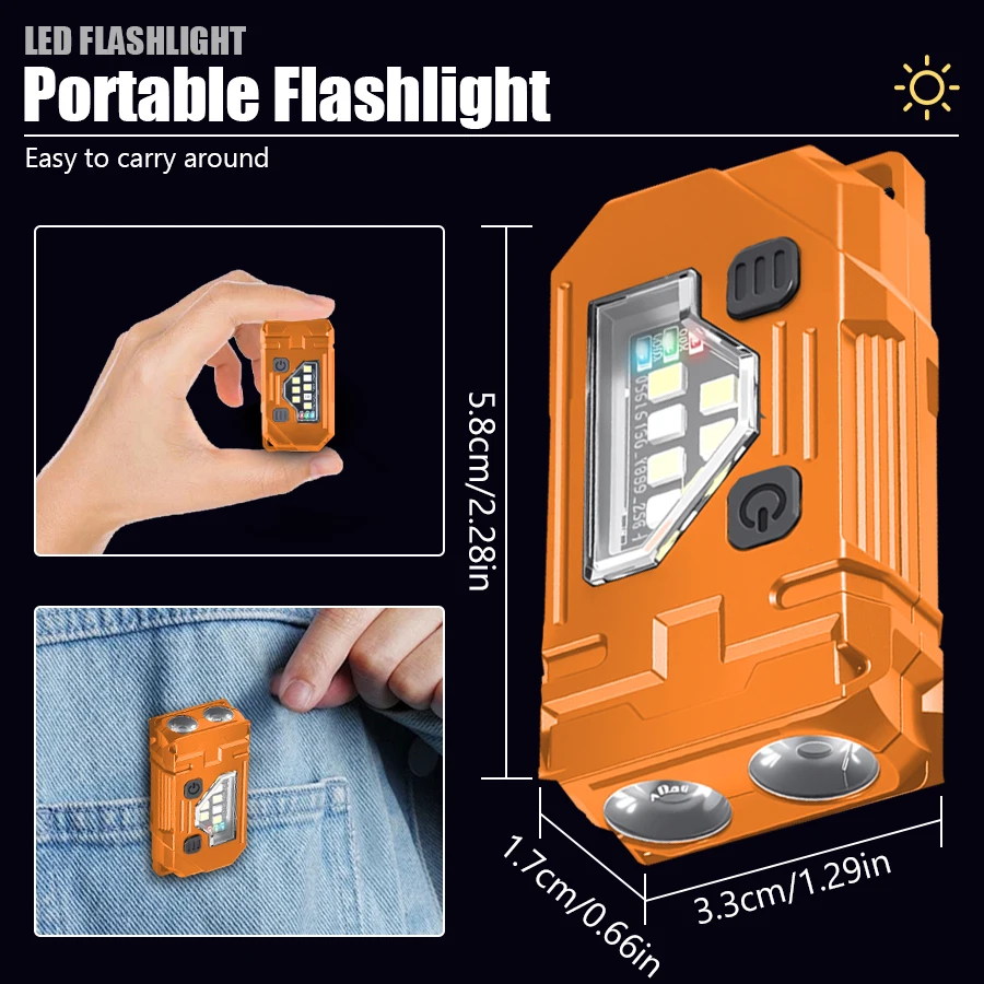 Mini Keychain EDC Flashlight R - Keychain Flashlight บทวิจารณ์และราคา