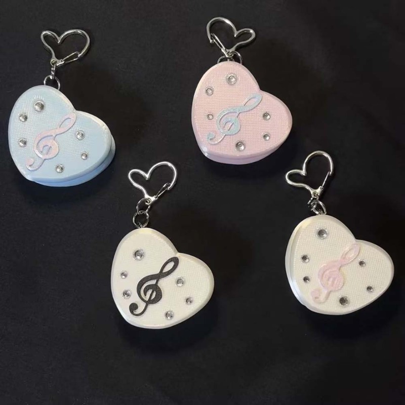 Gothic Musical Note Heart Cabl - Cable Winder Keychain บทวิจารณ์และราคา