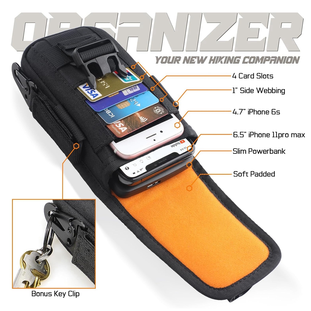 Tactical Phone Pouch Molle,Sma - Edc Carry Belt Pouch บทวิจารณ์และราคา