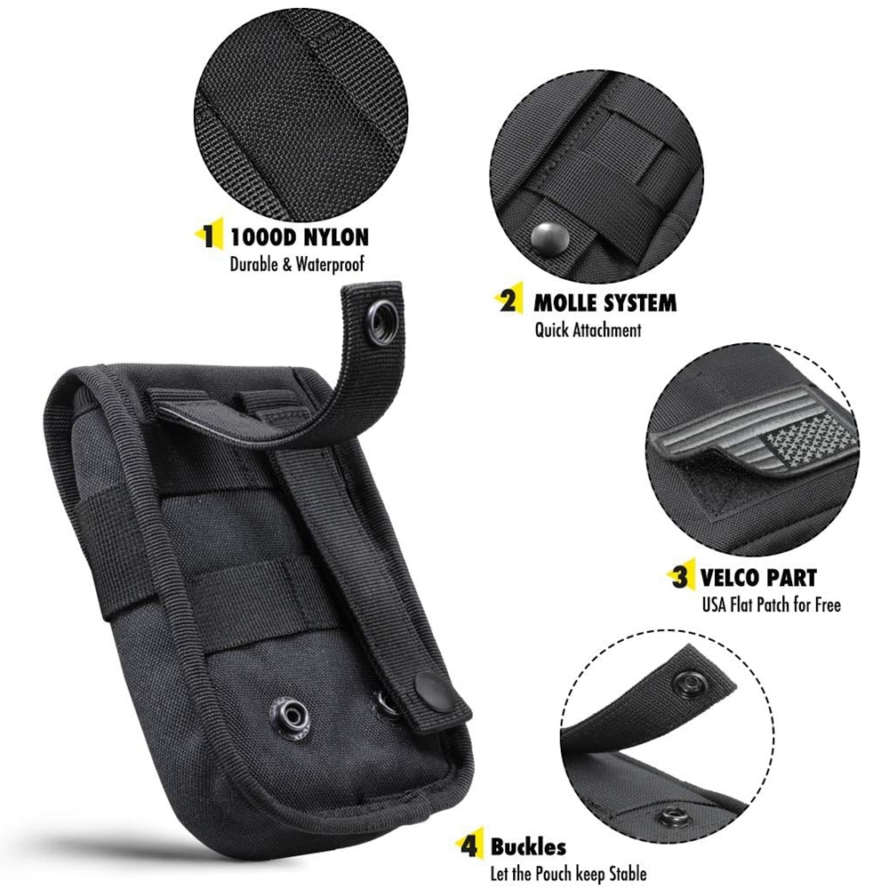 Tactical Phone Pouch Molle,Sma - Edc Carry Belt Pouch บทวิจารณ์และราคา