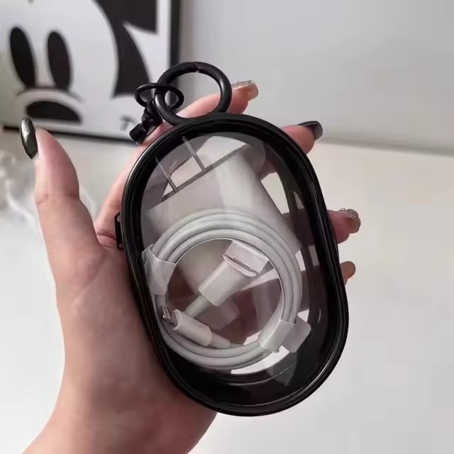 Portable Mini Clear Zipper Sto - Cable Winder Keychain บทวิจารณ์และราคา