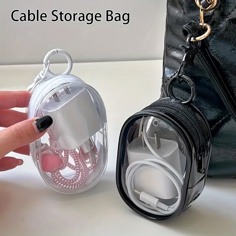 Multifunctional Clear Data Cab - Cable Winder Keychain บทวิจารณ์และราคา