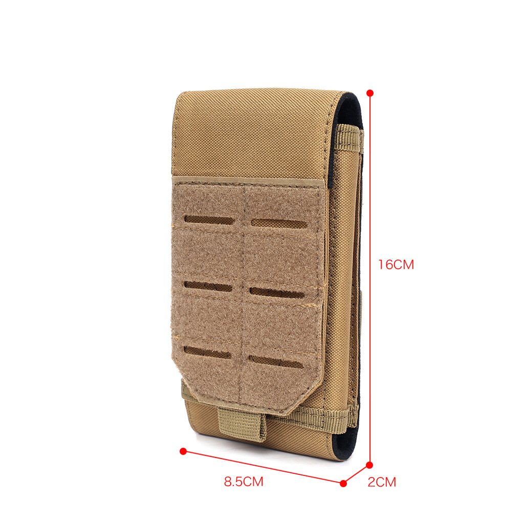 Outdoor Molle Phone Pouch Tact - Edc Carry Belt Pouch บทวิจารณ์และราคา