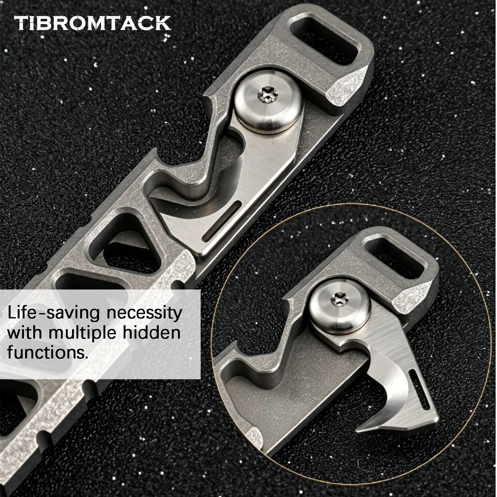 TIBROMTACK Titanium Multi-Func - Edc Every Day Carry おもちゃ บทวิจารณ์และราคา