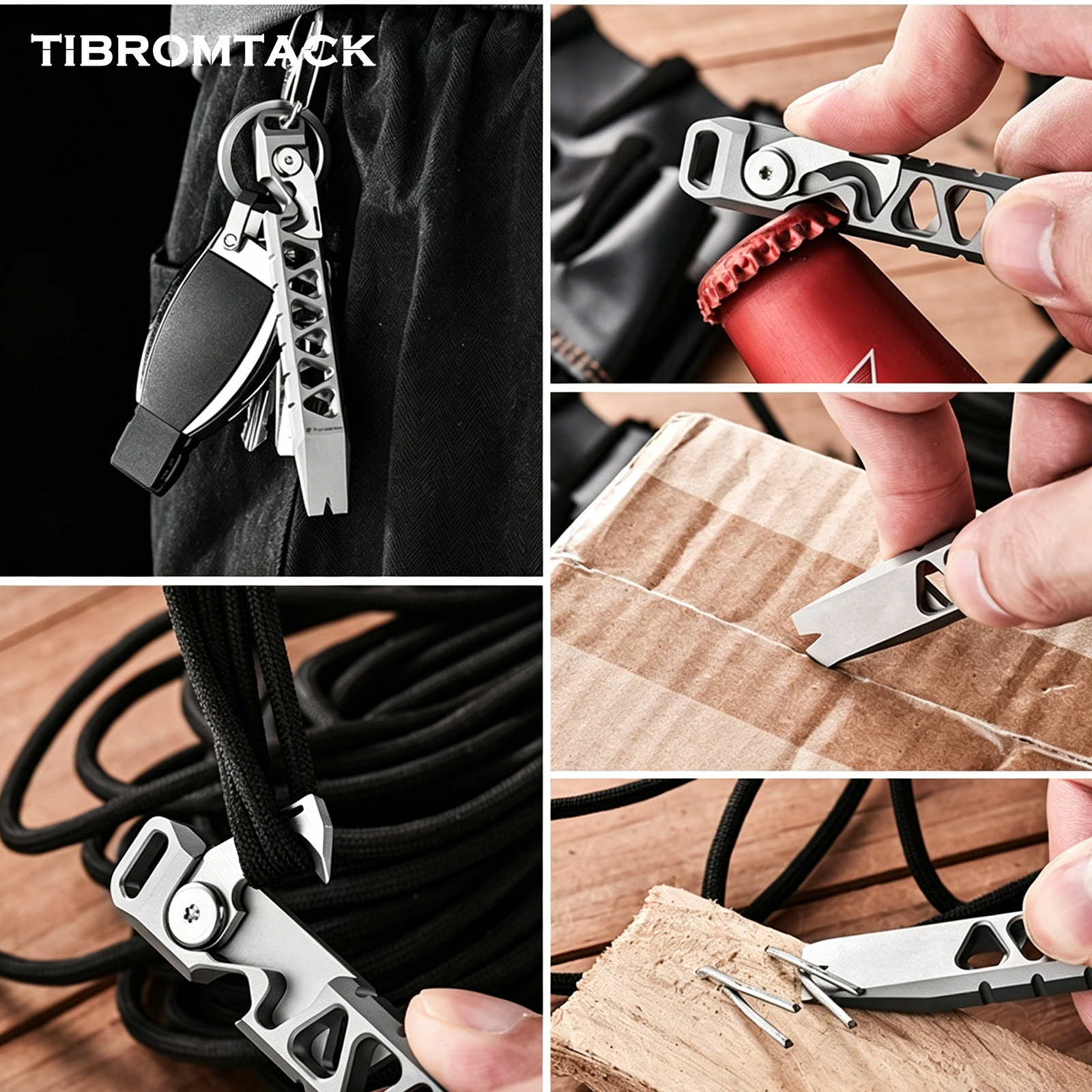 TIBROMTACK Titanium Multi-Func - Edc Every Day Carry おもちゃ บทวิจารณ์และราคา