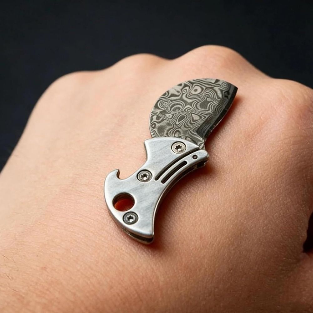 Portable Titanium Material Bot - Edc Every Day Carry おもちゃ บทวิจารณ์และราคา