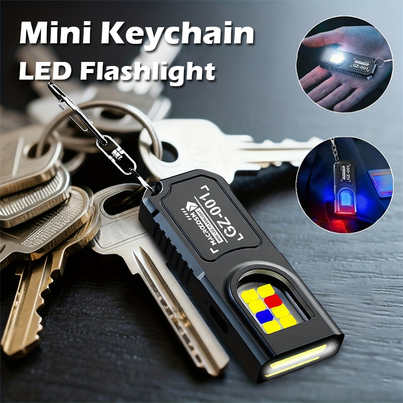 Powerful Mini COB LED Keychain - Keychain Flashlight บทวิจารณ์และราคา