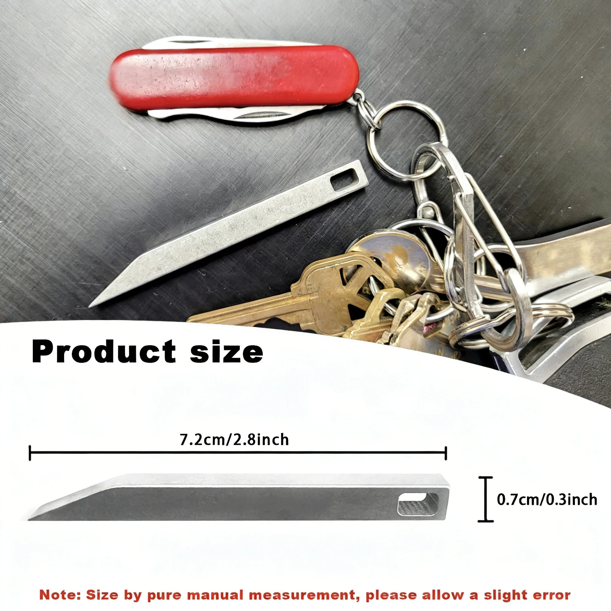 Heavy Duty Keychain Prybar EDC - Edc Every Day Carry おもちゃ บทวิจารณ์และราคา