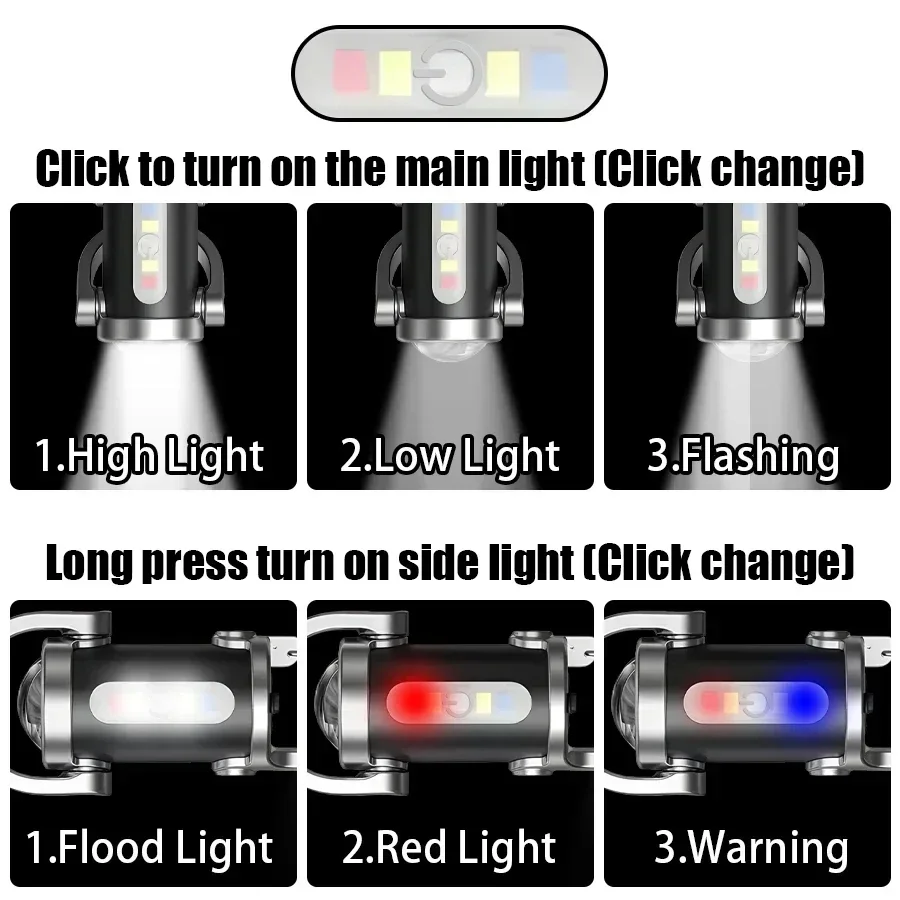 Mini LED COB Keychain Flashlig - Keychain Flashlight บทวิจารณ์และราคา