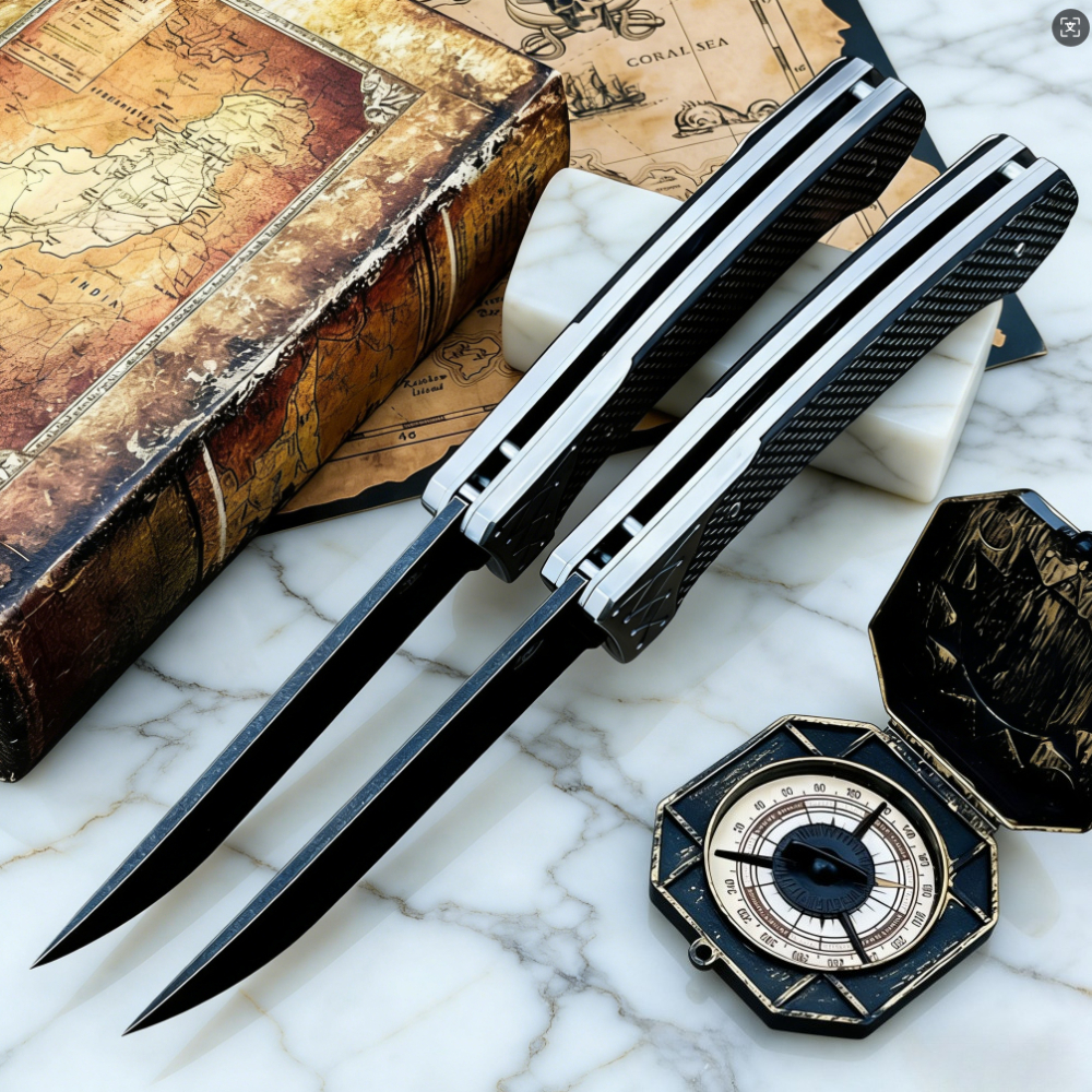 D2 Steel Folding Knife with Ca - Edc Every Day Carry おもちゃ บทวิจารณ์และราคา