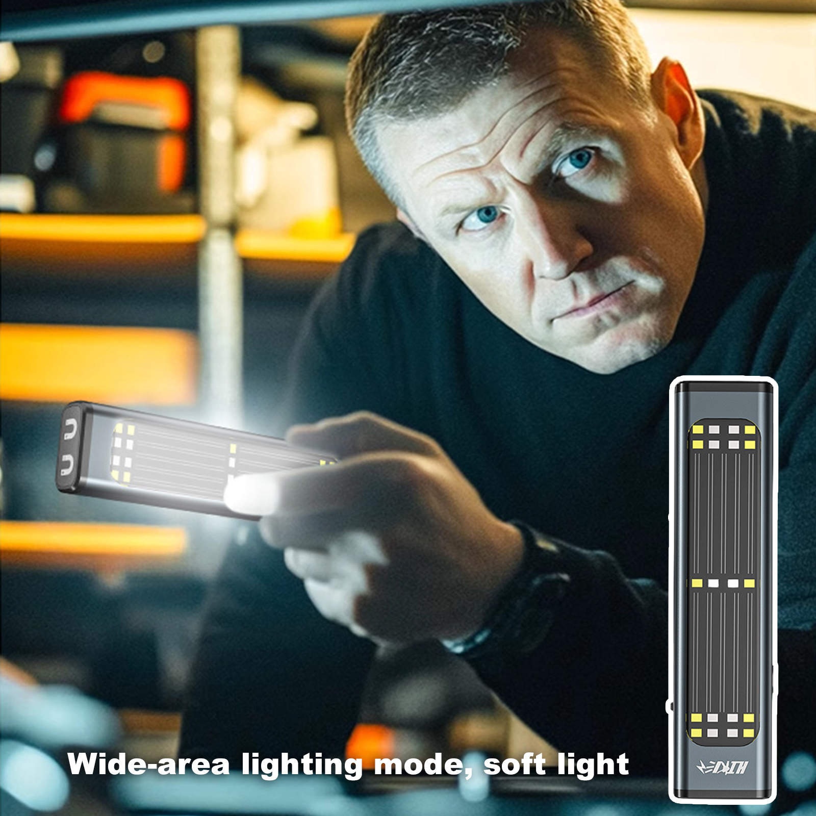 Flat EDC Flashlight with Magne - Edc Car Carry บทวิจารณ์และราคา