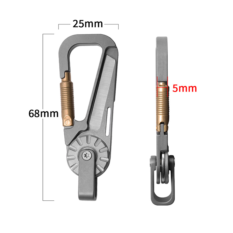 Titanium Alloy Car Keychain fo - Edc Car Carry บทวิจารณ์และราคา