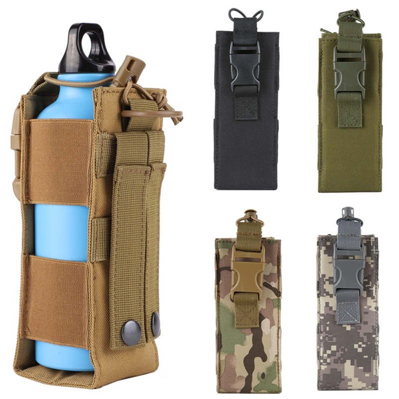 Molle Water Bottle Holster Pou - Edc Carry Belt Pouch บทวิจารณ์และราคา